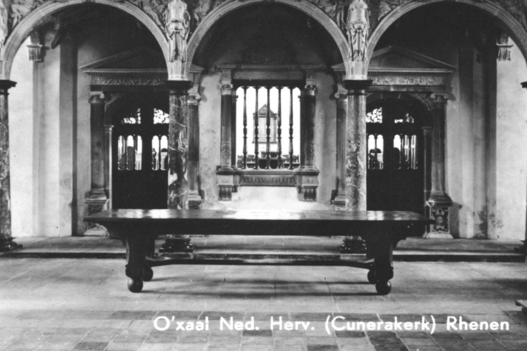 968401	Rhenen	Utr 1955 O'xaal	Ned Herv kerk	Cunerakerk, Ophalen of Verzenden, 1940 tot 1960, Ongelopen, Utrecht