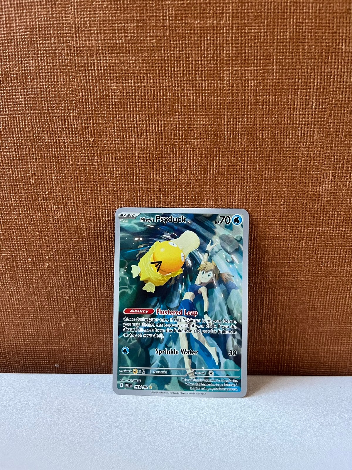 Misty's Psyduck 193 - Destined Rivals, Ophalen of Verzenden, Zo goed als nieuw, Losse kaart