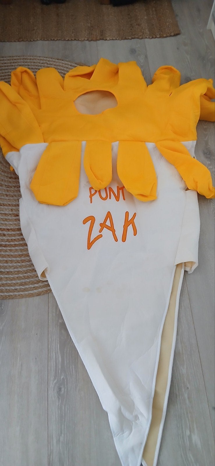Carnavalspak / verkleedpak Frietzak, Ophalen of Verzenden, Carnaval