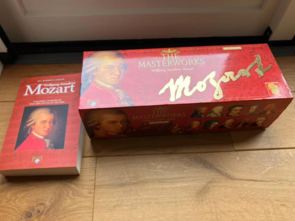 40 cd-box Mozart met boek, Overige formaten, Overige typen, Ophalen of Verzenden, Zo goed als nieuw