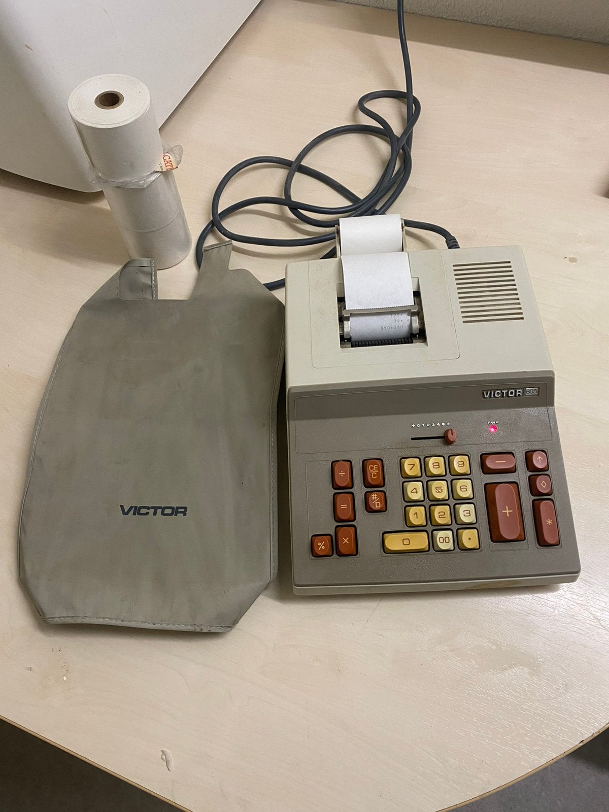 Oude electriese rekenmachiene, Ophalen of Verzenden