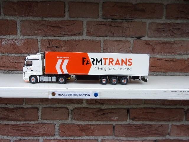 Tekno  Mercedes  Benz  Actros  van  Farm  Trans., Ophalen of Verzenden, Nieuw, Bus of Vrachtwagen, Tekno