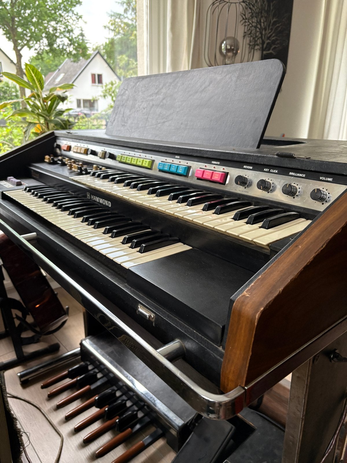 Hammondorgel B200 met Lesliebox 822, Ophalen, Gebruikt, 2 klavieren, Orgel