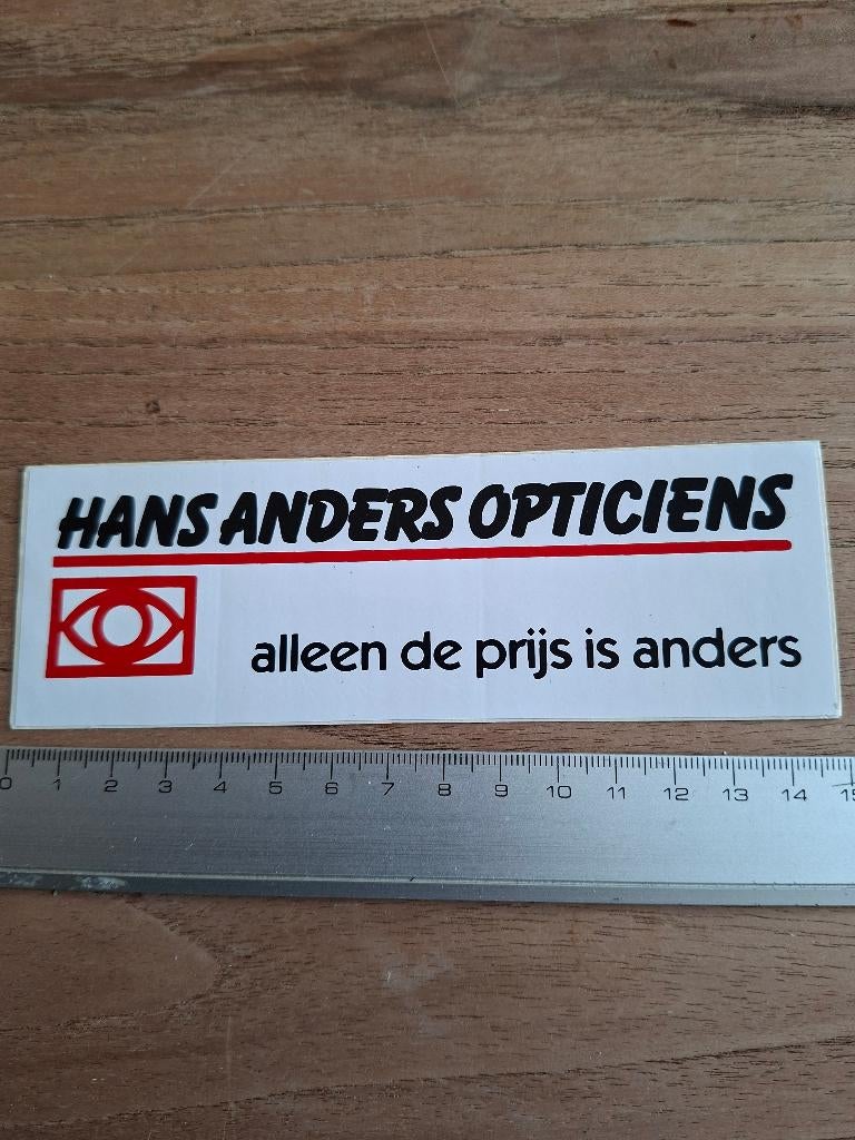 Sticker Hans Anders, Ophalen of Verzenden, Zo goed als nieuw, Merk