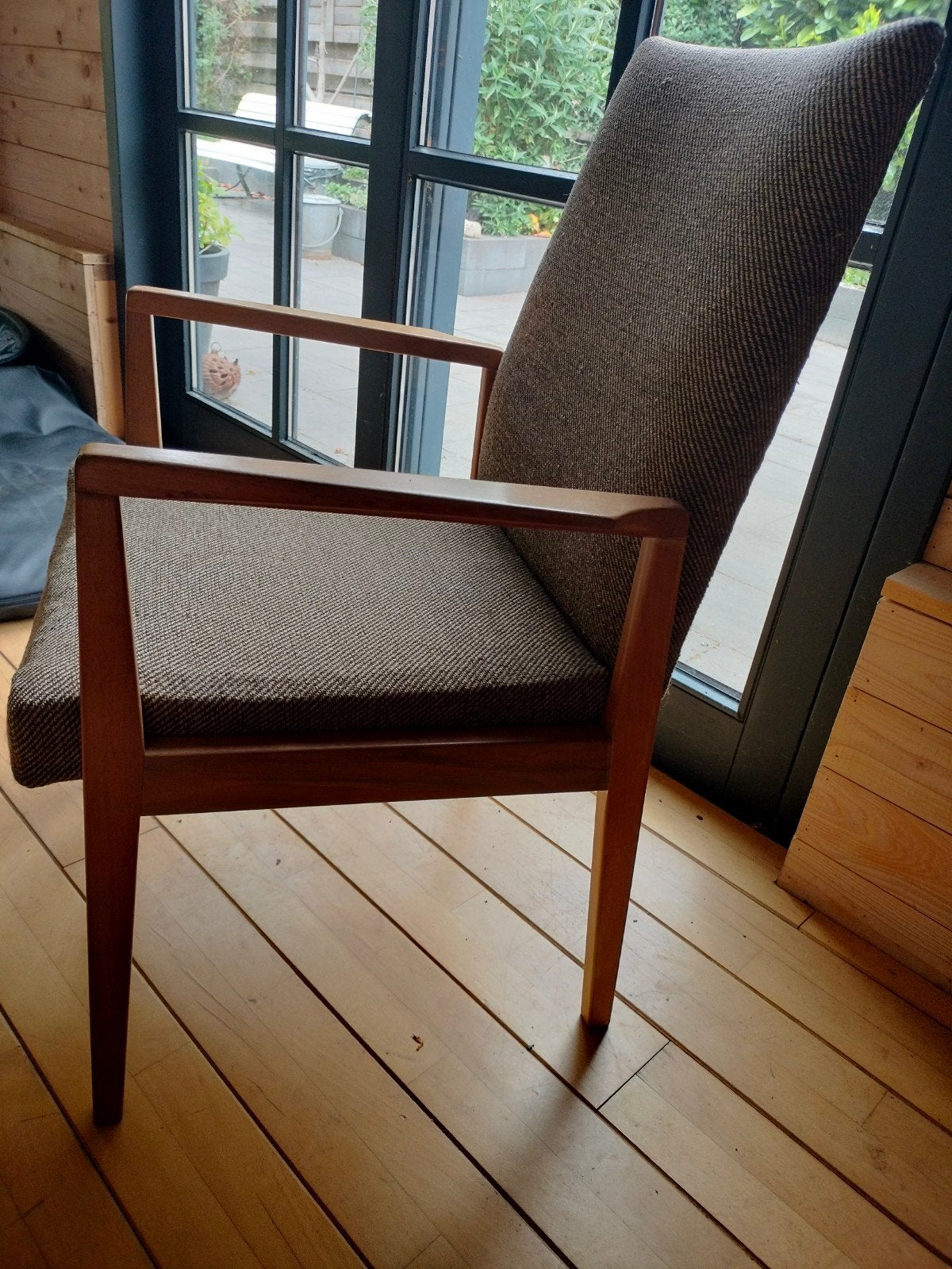 Vintage fauteuil., Ophalen, Gebruikt, Vintage Scandinavië.