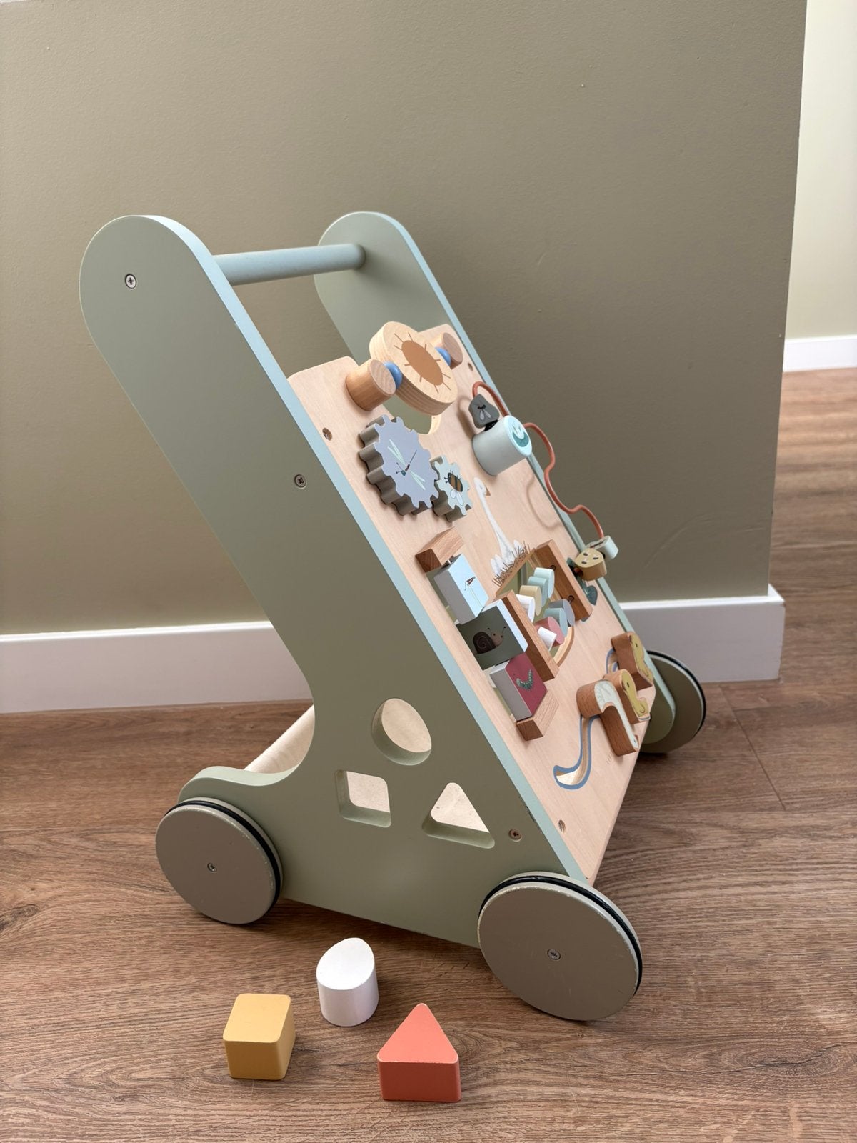 Little Dutch houten loopwagen / activiteitenwagen, Kinderen en Baby's, Speelgoed | Houten speelgoed, Ophalen, Zo goed als nieuw