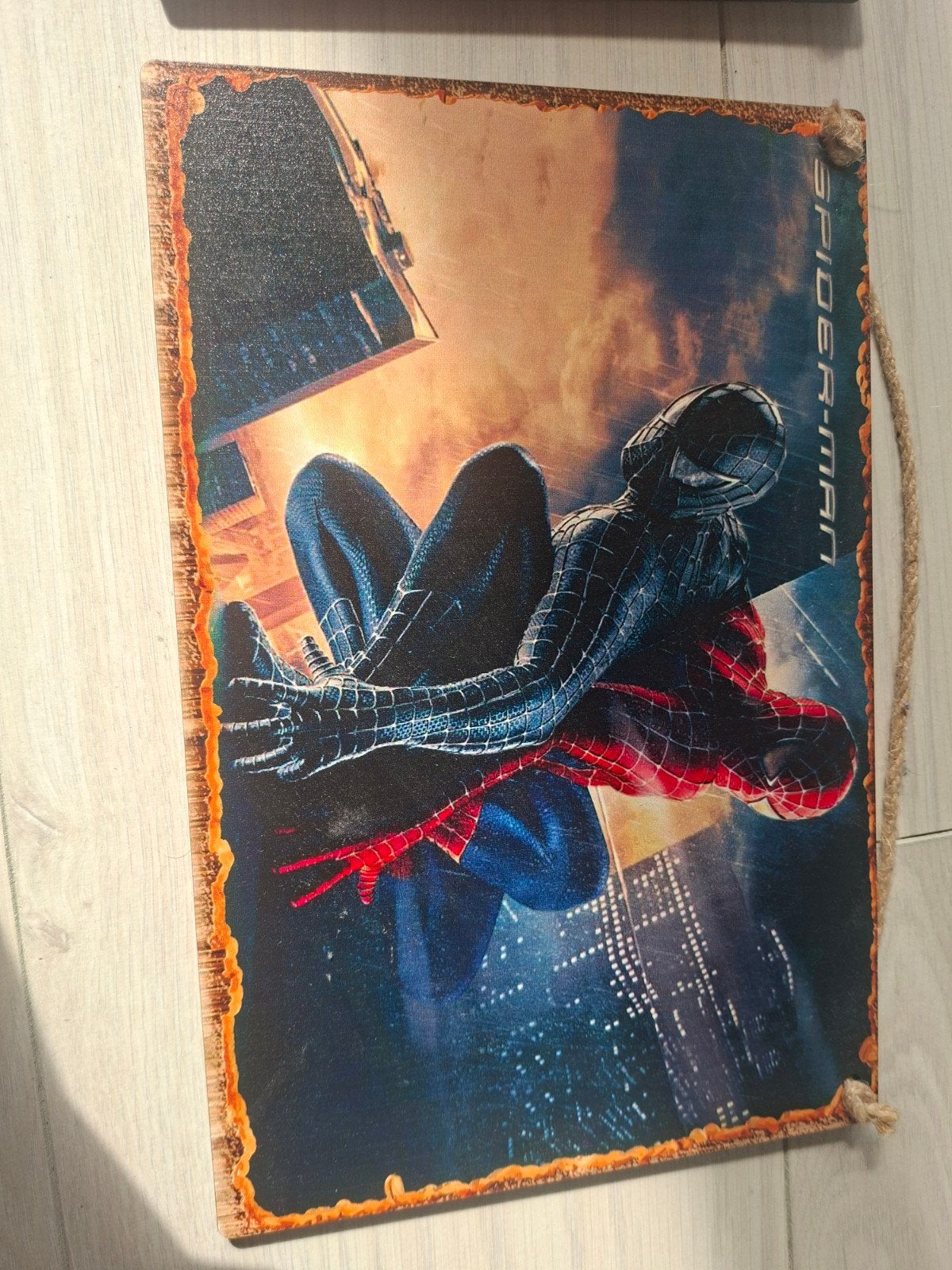Marvel Spider-Man Schilderij - Uniek Kunstwerk, Ophalen, 50 – 75, Zo goed als nieuw, Schilderij
