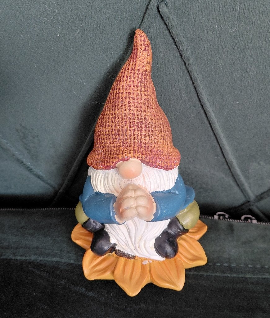 Heel leuk beeldje van een gnoom, gemaakt van resin, nieuw!, Meerkleurig, Overige materialen, Verzenden, Nieuw
