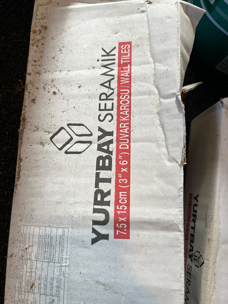 Metro wandtegels zwart 7,5x15 cm - 2,5 pak, Ophalen, Nieuw, Minder dan 20 cm, Minder dan 5 m²