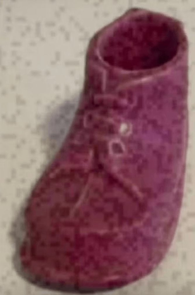 Leuk kraamkadootje; schoentje roze aardewerk; bloempotje, Binnen, Ophalen of Verzenden, Zo goed als nieuw, Overige vormen
