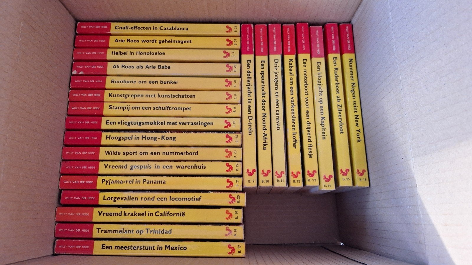 Complete Bob Evers serie boeken t/m nr 32, Boeken, Ophalen of Verzenden, Zo goed als nieuw