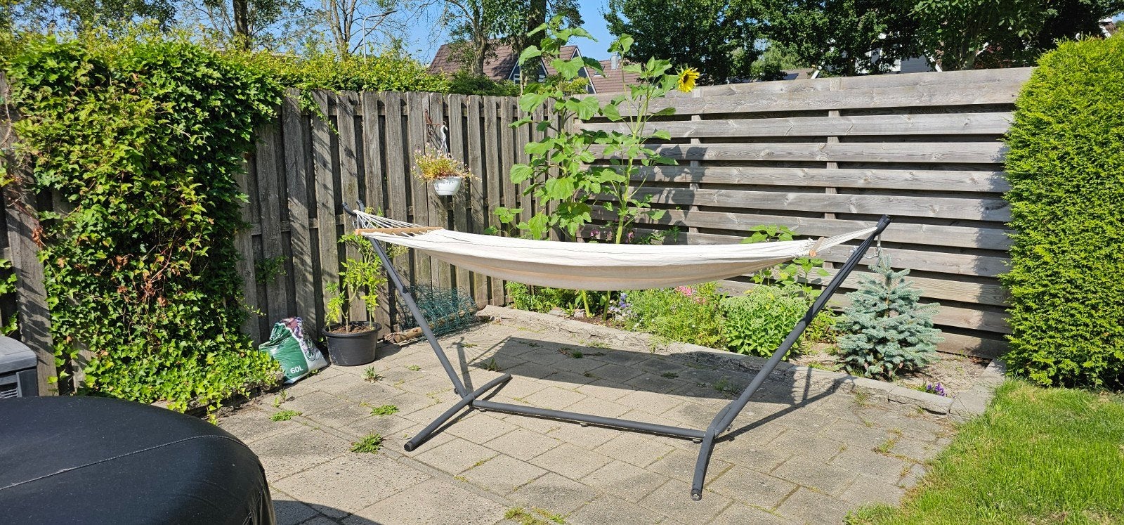 Hangmat 2 persoons, met stander., Ophalen