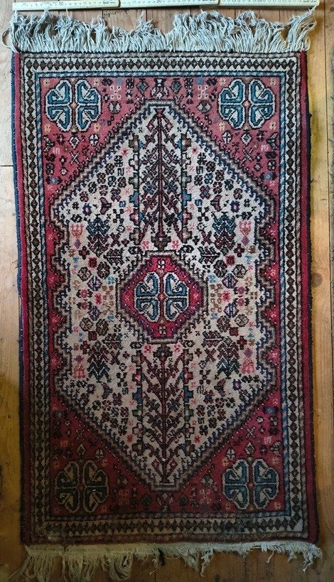 Perzisch tapijt 100 * 60 cm, Gebruikt, 100 tot 150 cm, Persisch, Rechthoekig