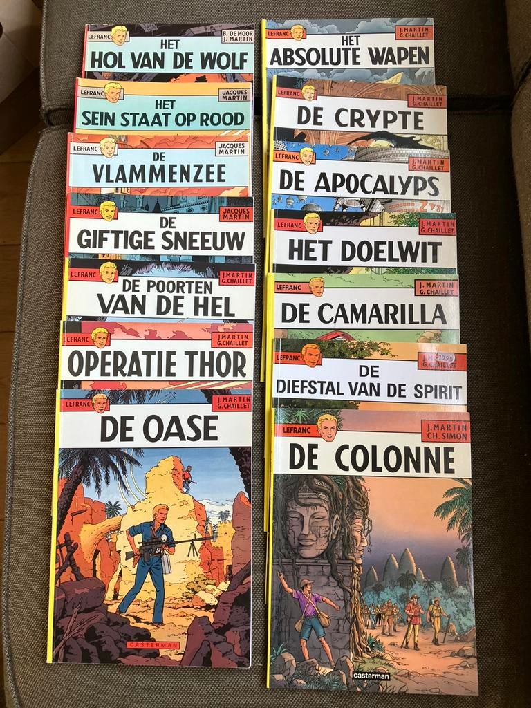 Lefranc complete serie 14 delig, Complete serie of reeks, Ophalen of Verzenden, Zo goed als nieuw, Europa