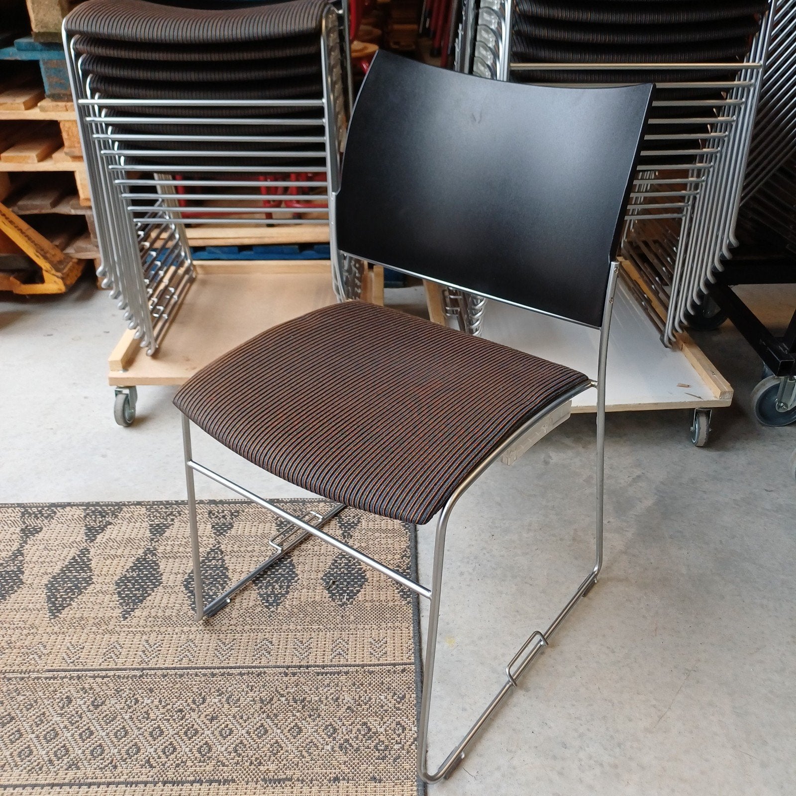 20 x design casala stoelen kantoor kantine partij stoelen, Ophalen, Gebruikt, Bruin, Vijf, Zes of meer stoelen