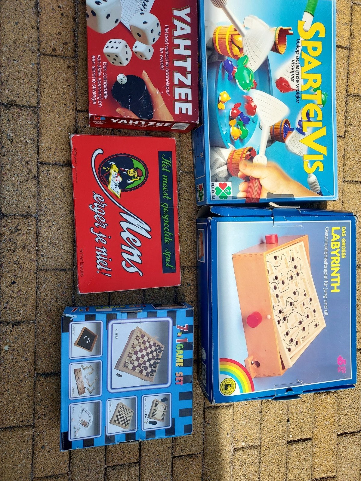verschillende spelletjes, Vijf spelers of meer, Ophalen, Gebruikt, Diverse