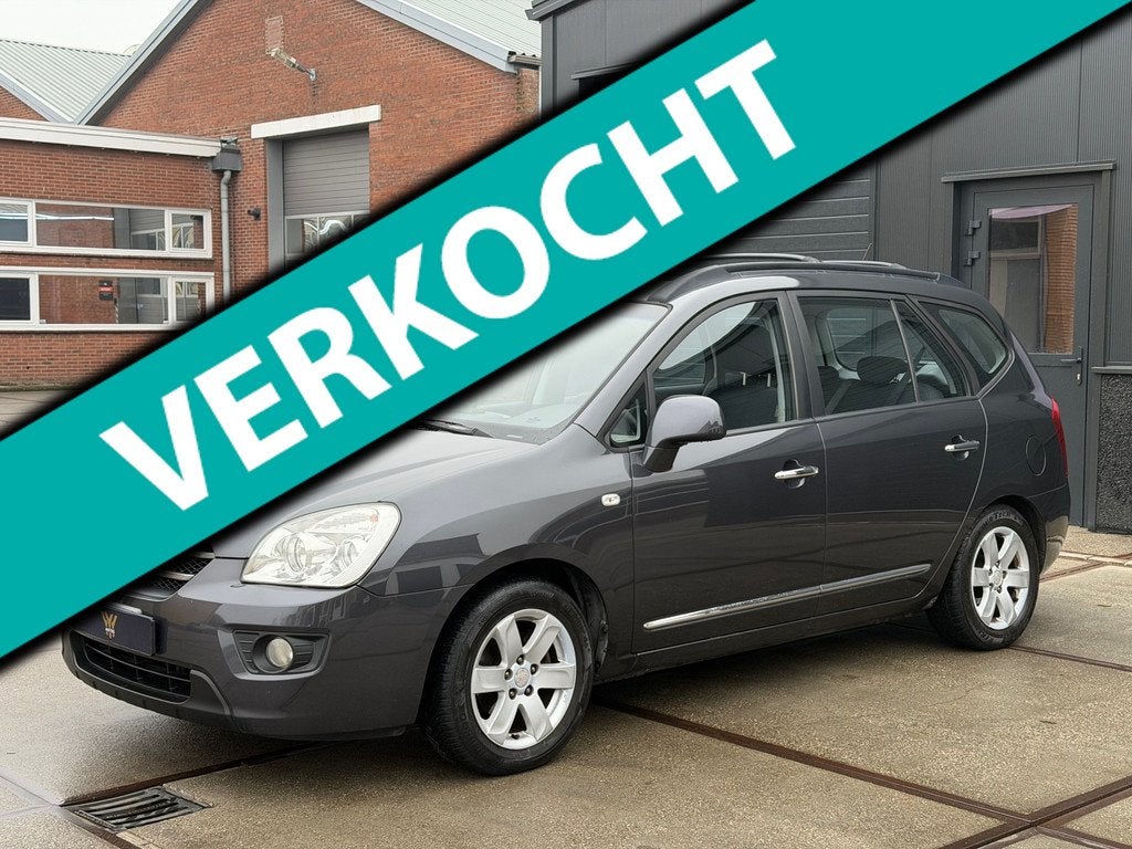 Kia Carens 2.0 CVVT X-ecutive Navi PDC Trekhaak NAP 1ste eig, Auto's, Kia, Bedrijf, Te koop, Carens, ABS, Airbags, Airconditioning