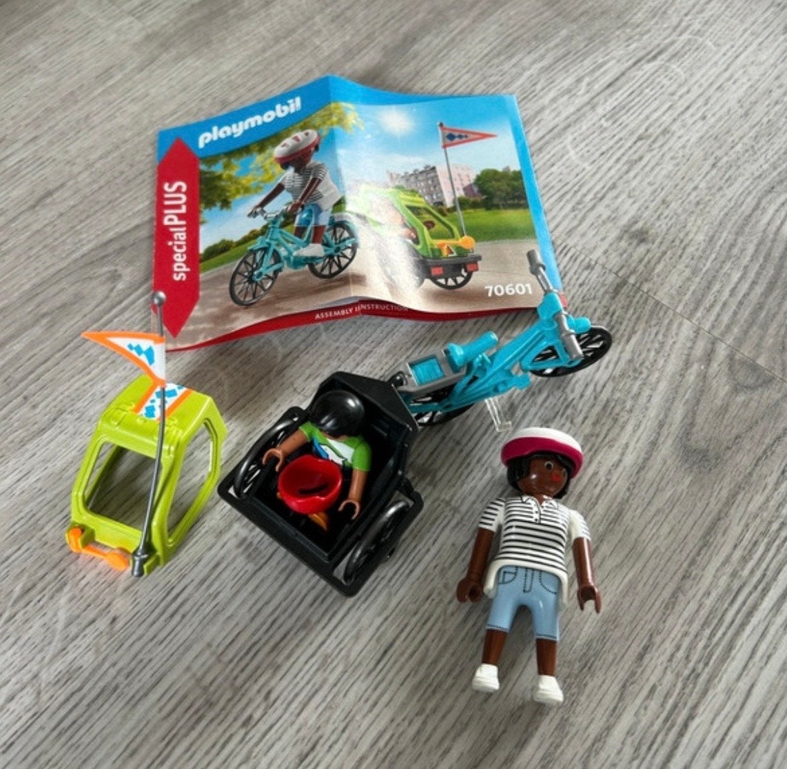Playmobil Special Plus 70601 Fiets met Kinderkar, Complete set, Voertuig, Special plus, Ophalen of Verzenden