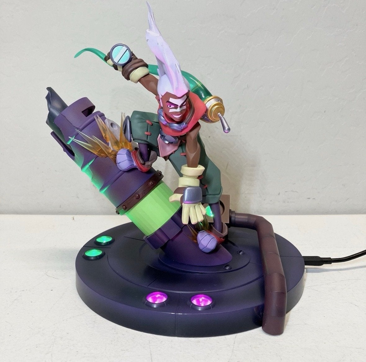 ZELDZAME Ekko Arcane Convergence League of Legends Beeldje, Ophalen of Verzenden, Zo goed als nieuw