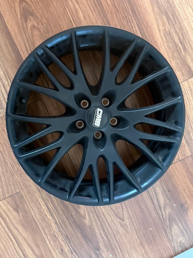 CMS velgen mat zwart, Ophalen, Velg(en), 17 inch, Zomerbanden