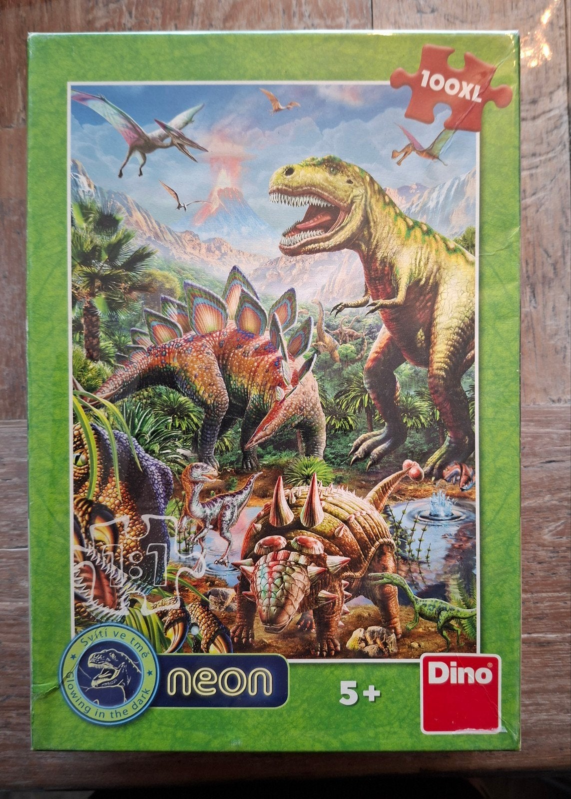 Dino puzzel, Ophalen of Verzenden, 500 t/m 1500 stukjes, Zo goed als nieuw