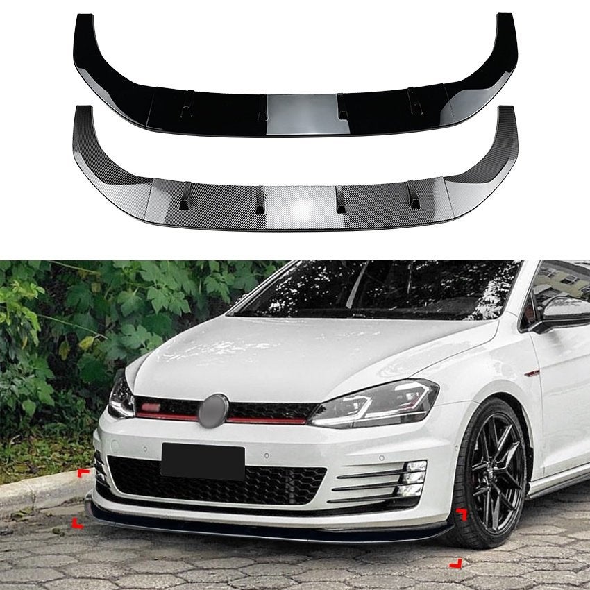 Front Splitter Volkswagen Golf 7 GTI R R Line €130 INCL MONT, Auto diversen, Ophalen
