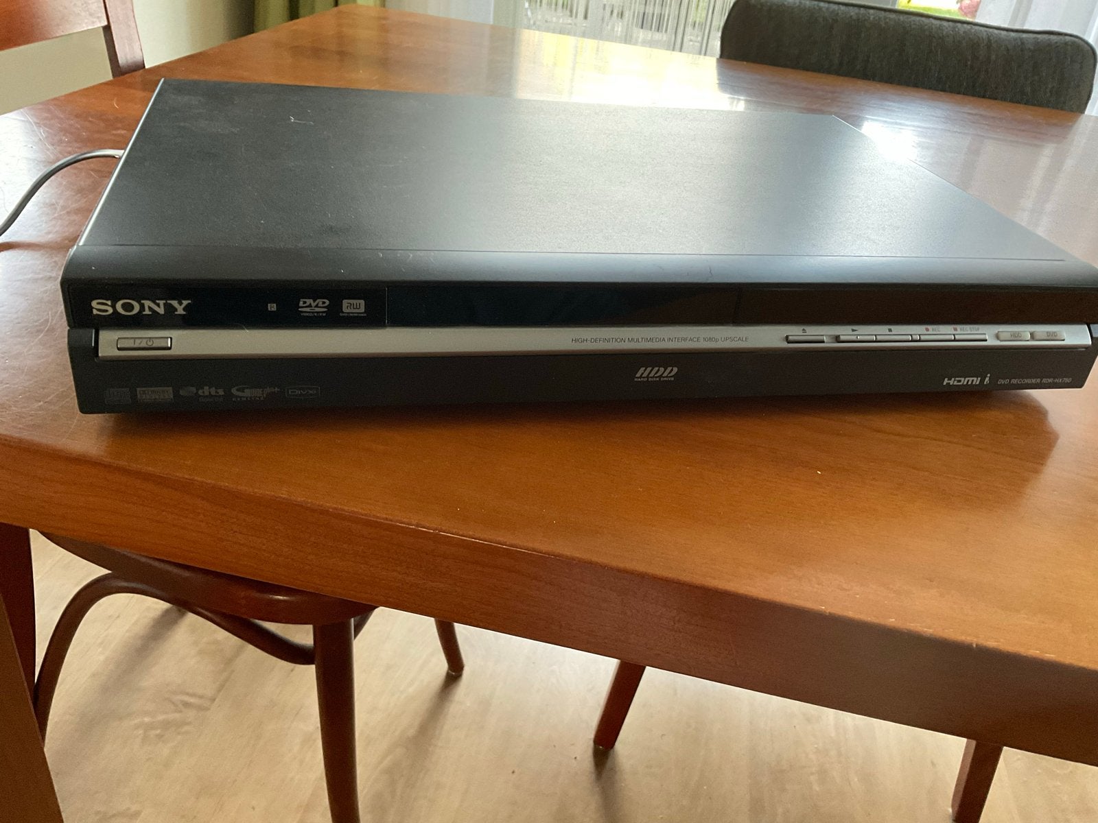 Sony RDR-HX750 DVD Recorder met Harddisk en HDMI, Ophalen, Gebruikt, Met harddisk, Dvd-recorder