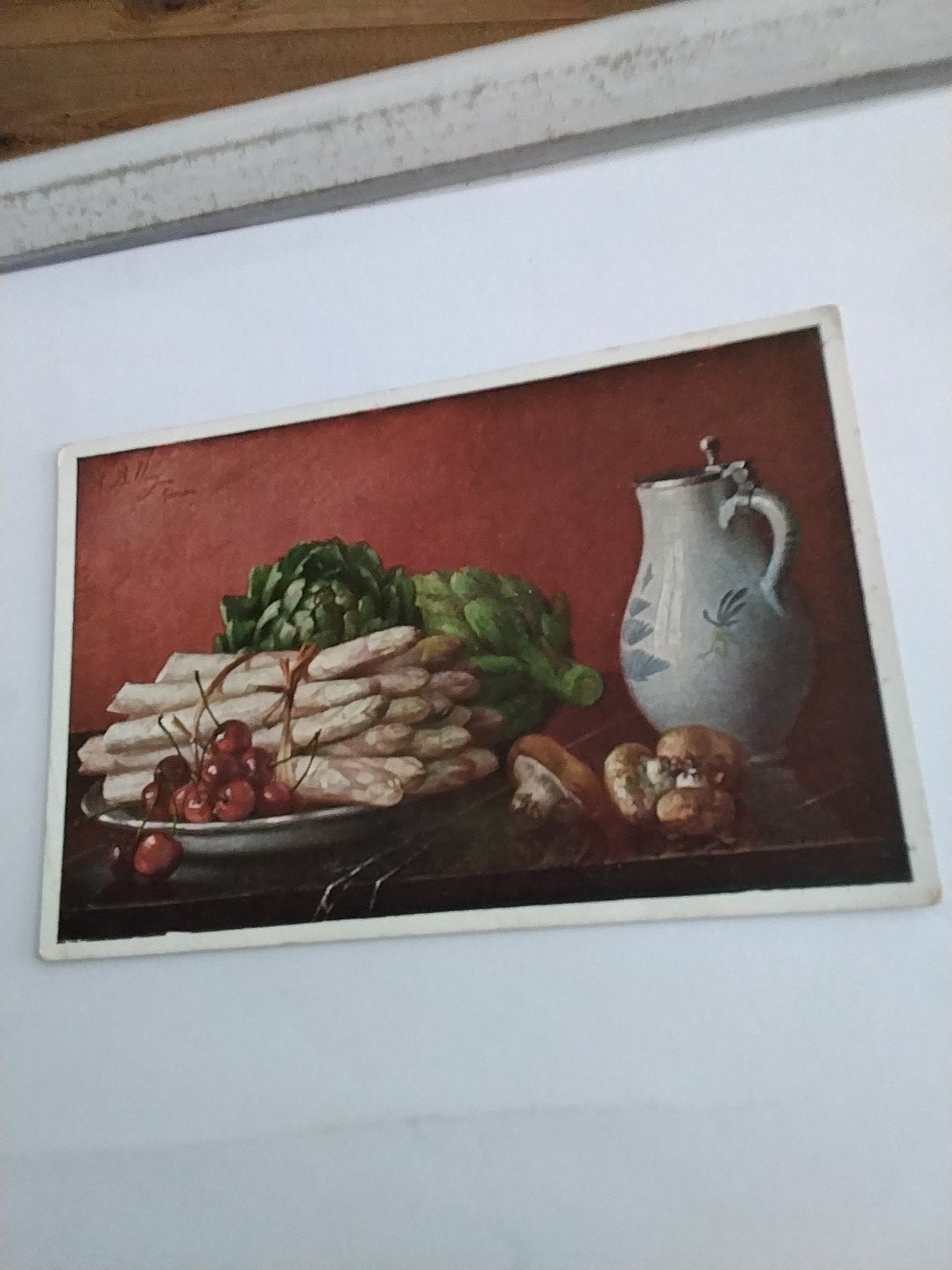 Oude reclamekaart P.E. Thuere's Theehandel Utrecht, Ophalen of Verzenden, Voor 1920, Gelopen