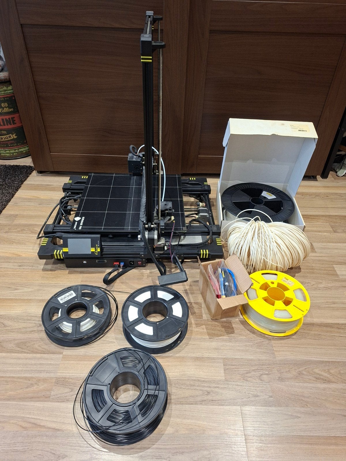 CHIRON ANYCUBIC - 3D printer Ultrabase Pro incl PLA Filament, Ophalen, Zo goed als nieuw, Filament, ANYCUBIC