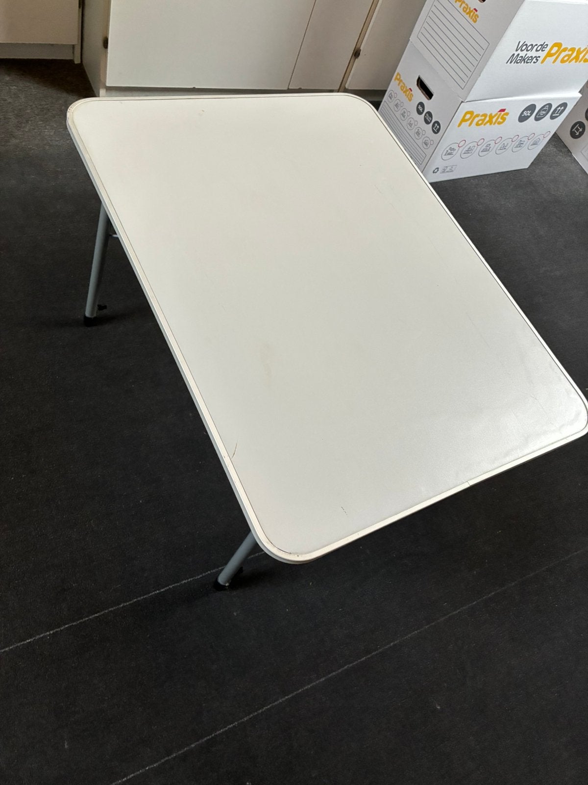 Canpingtafel verstelbaar, Caravans en Kamperen, Ophalen, Gebruikt, Campingtafel