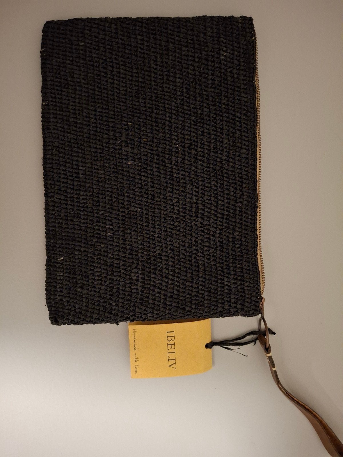 Ibeliv Clutch Ampy zwart - nieuw, Ophalen of Verzenden, Nieuw, Bruin, Handtas