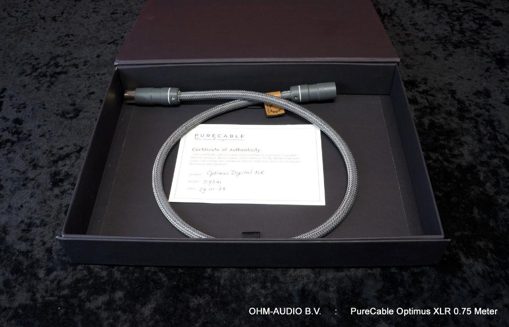 PureCable Optimus Digital XLR, AES/EBU, 0.75 Meter, OVP, Occ, Audio, Tv en Foto, Audiokabels en Televisiekabels, Ophalen of Verzenden