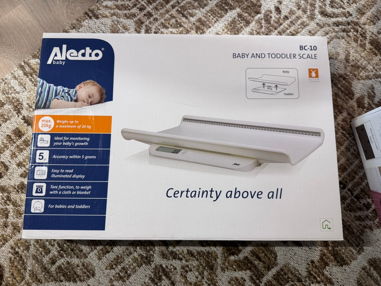 Alecto baby weegschaal, Ophalen, Zo goed als nieuw