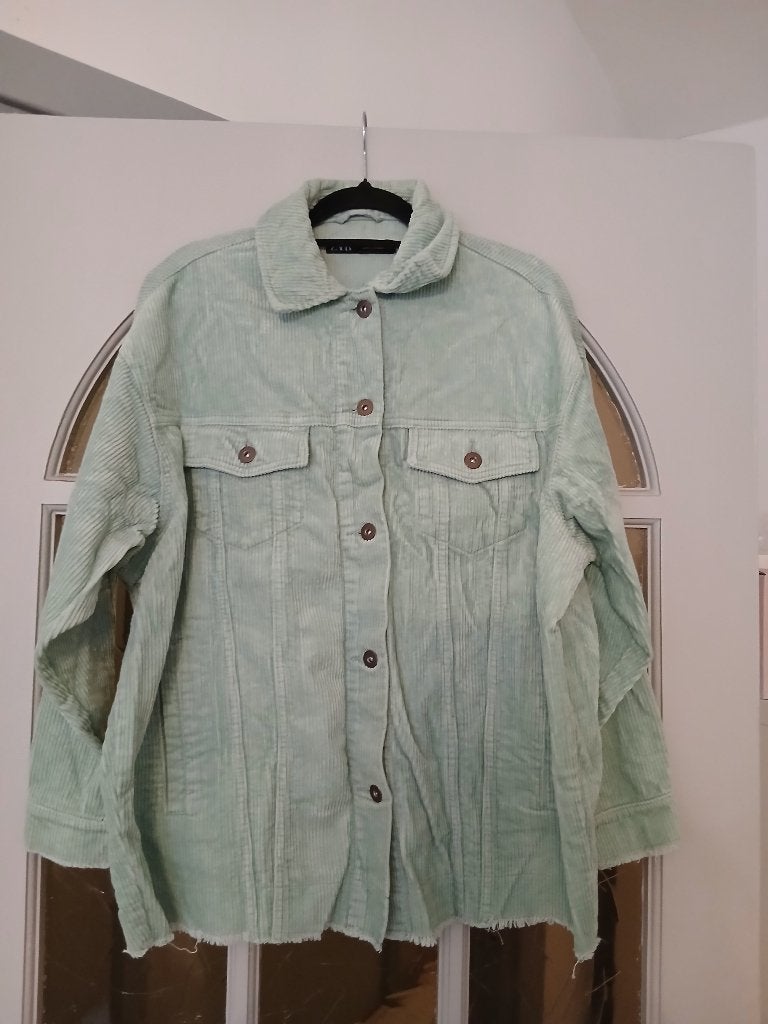 Blouse Kleur Groen Maat S (Zara), Ophalen of Verzenden, Gedragen, Maat 38/40 (M), Groen