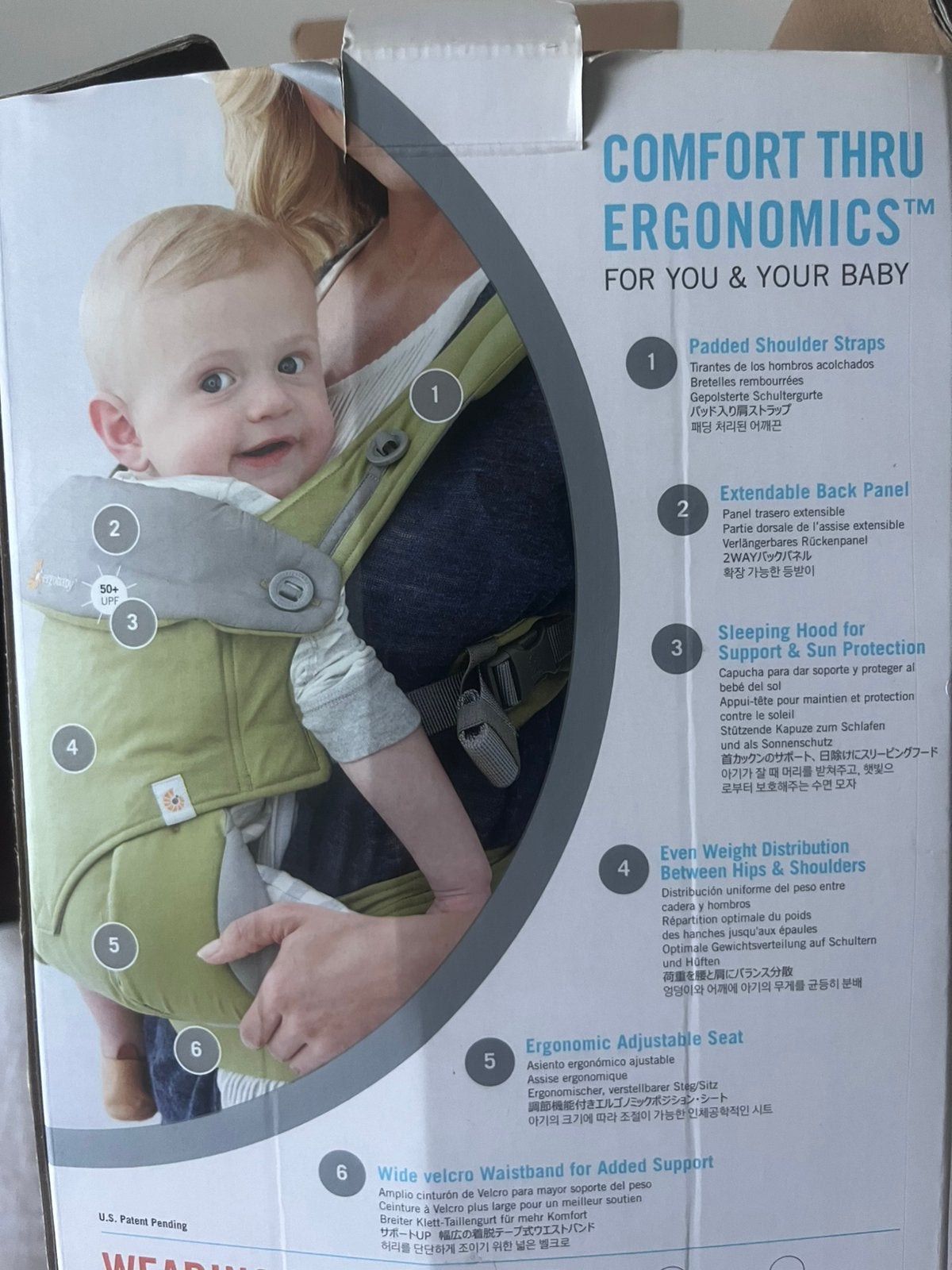 Ergobaby baby drager/carrier, Kinderen en Baby's, Ophalen, Zo goed als nieuw, Draagzak, Overige merken