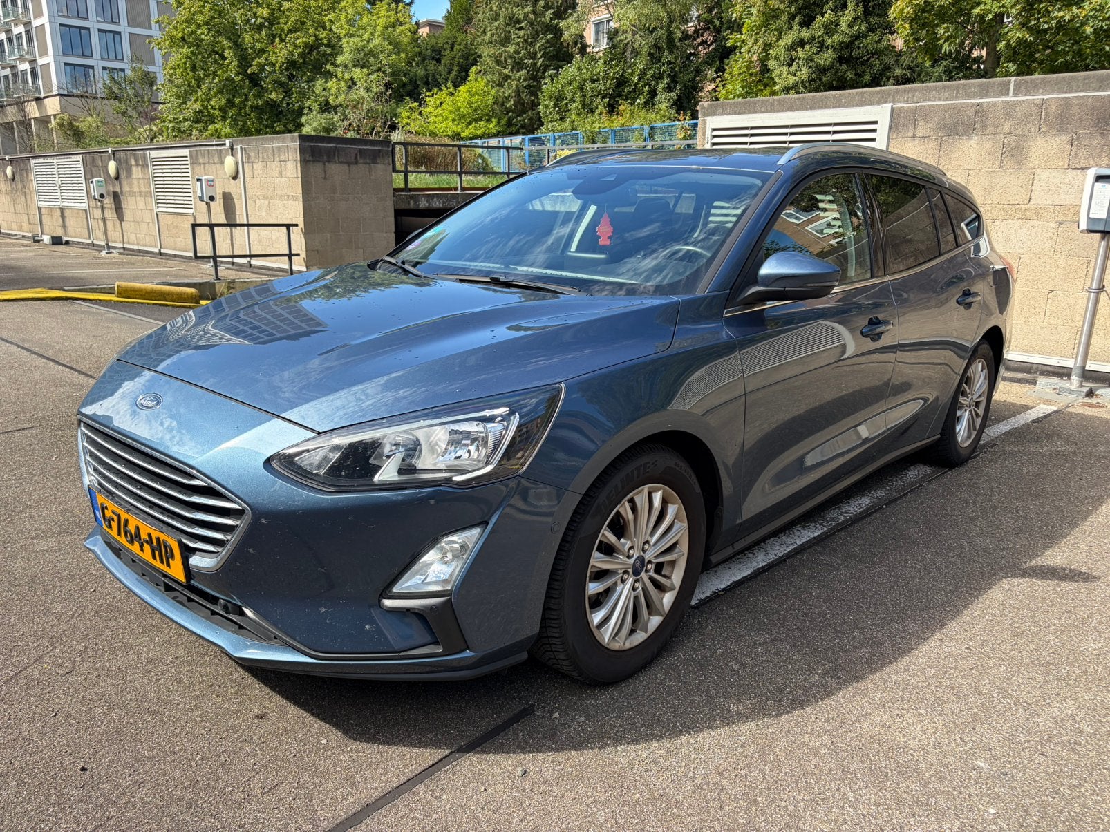 Ford Focus 1.0 Ecoboost 125PK Aut 2019 Blauw, Auto's, 125 pk, Origineel Nederlands, Stationwagon, 690 kg