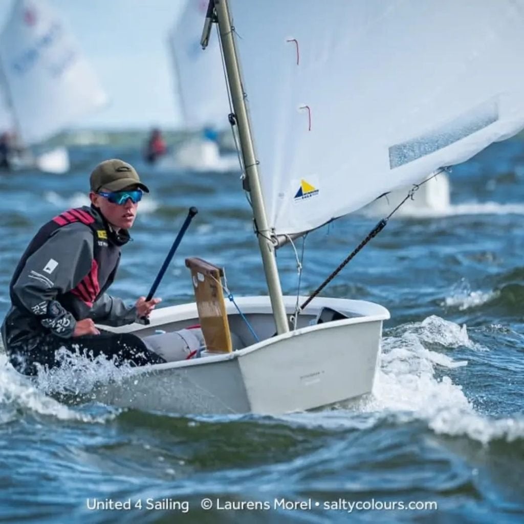 Optimist, Watersport en Boten, Ophalen, Gebruikt, 2 m, Overige brandstoffen
