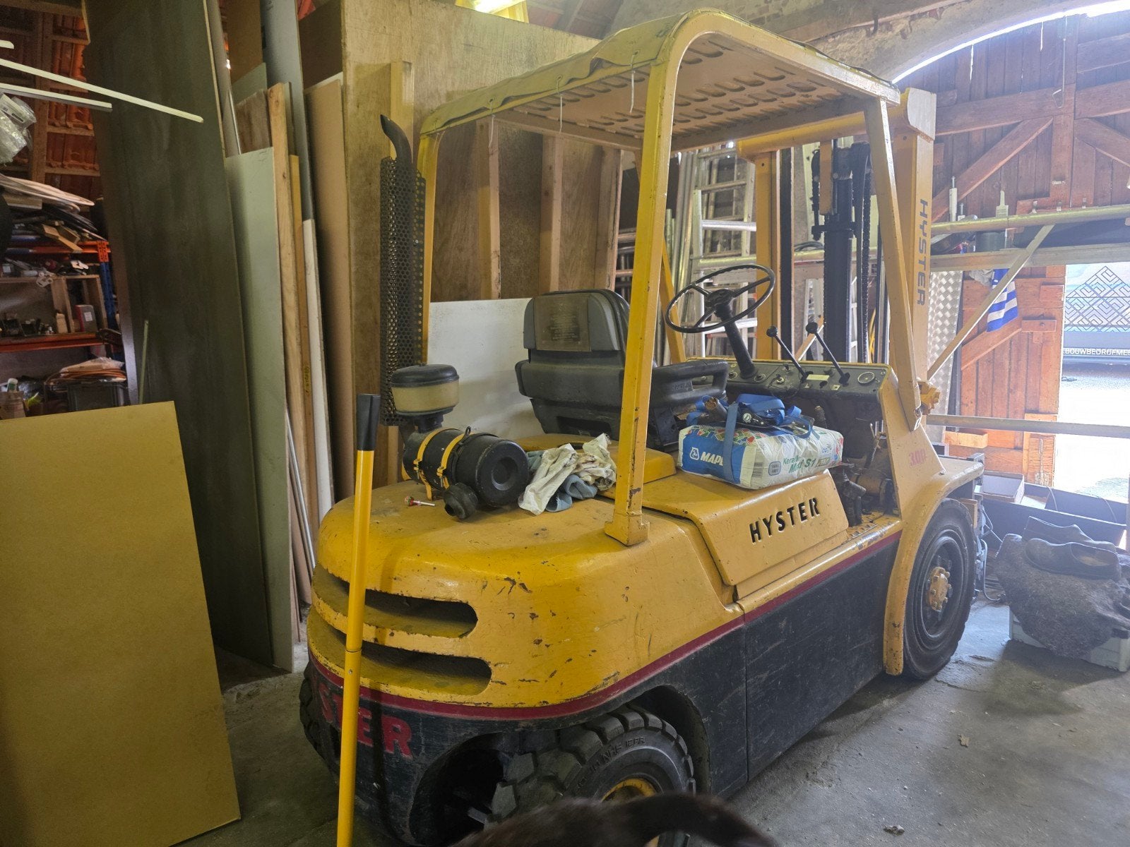 Hyster Heftruck 3t - Robuust en Betrouwbaar(niet de jongste), Ophalen, Diesel, Heftruck, Hyster