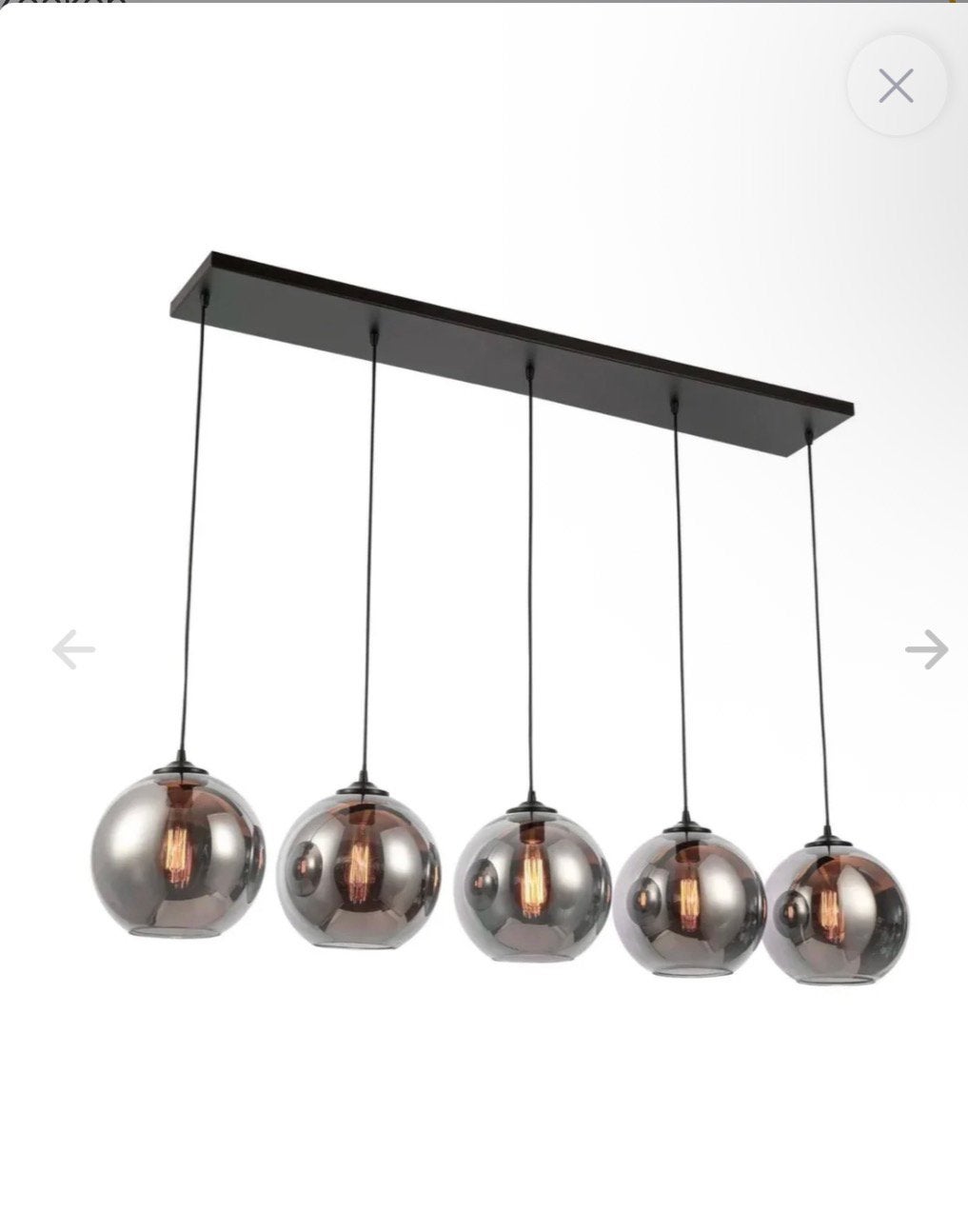 Lamp met bollen, Ophalen, Zo goed als nieuw