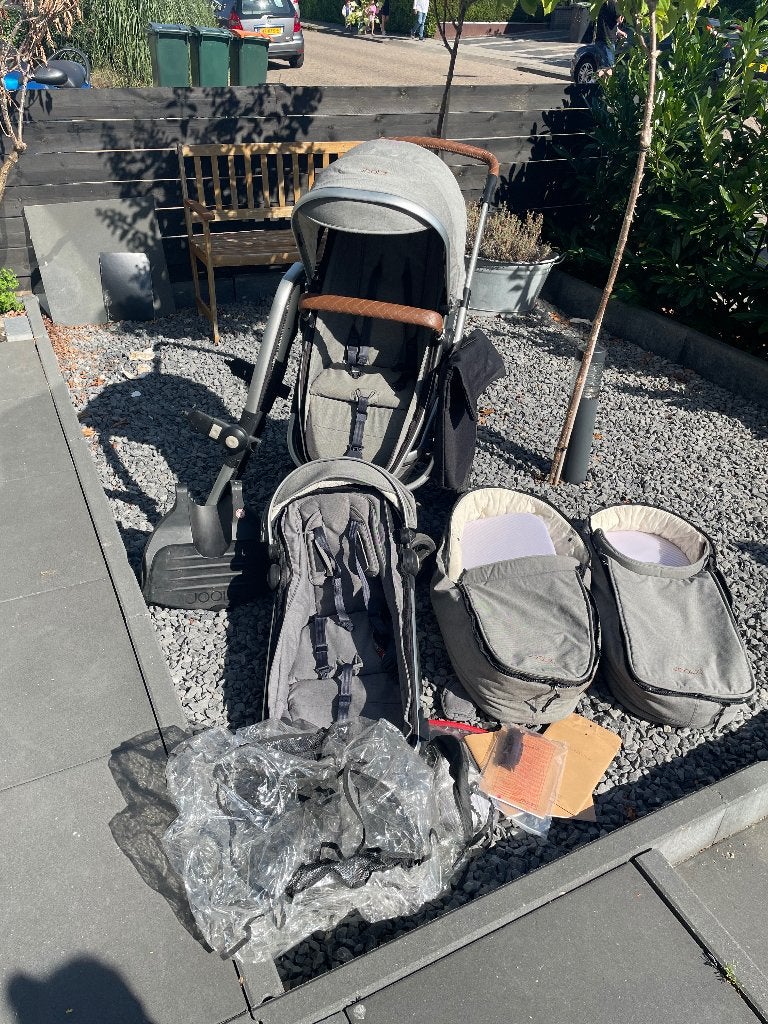 Joolz geo duo kinderwagen, Gebruikt, Combiwagen, Verstelbare duwstang, Ophalen
