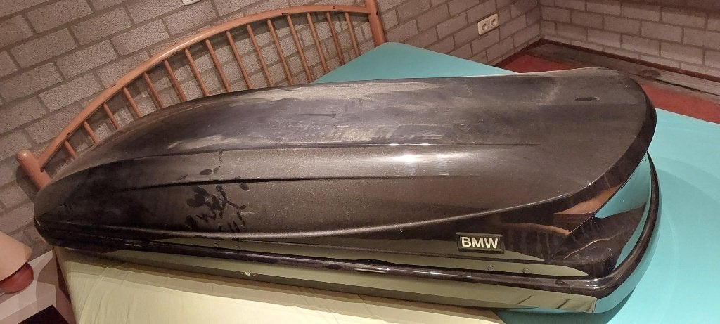 skibox met dragers BMW 218i active tourer, Ophalen, Zo goed als nieuw