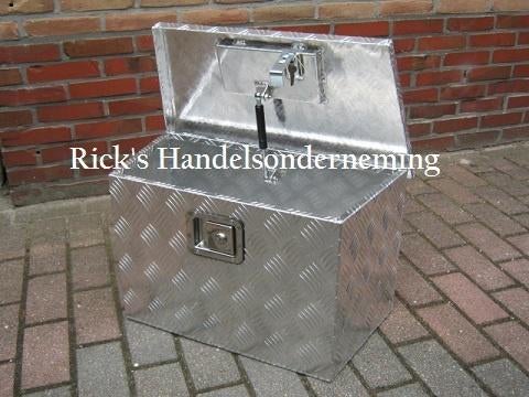 Opbergbox 600 x 500 x 350 x 300 mm aluminium