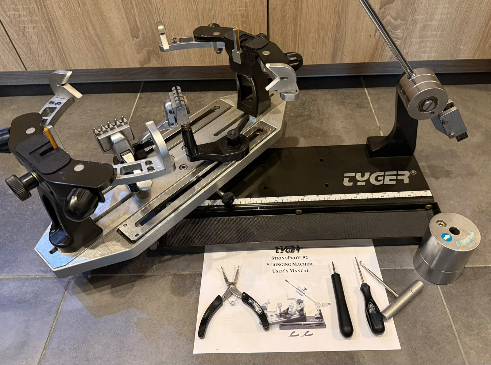 Bespanmachine tyger met 2 vaste klemmen, Ophalen, Gebruikt, Overige merken, L00