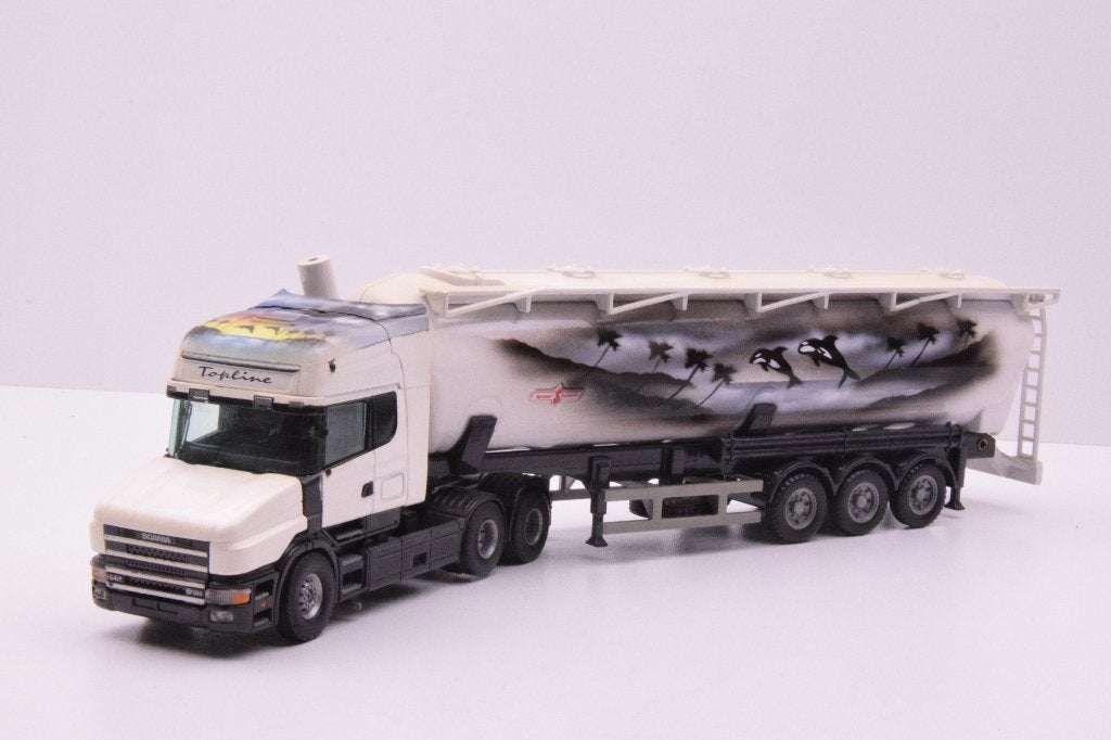 Scania Torpedo  '' Special Paint  ''  Tekno/Joal, Ophalen of Verzenden, Gebruikt, Bus of Vrachtwagen, Tekno