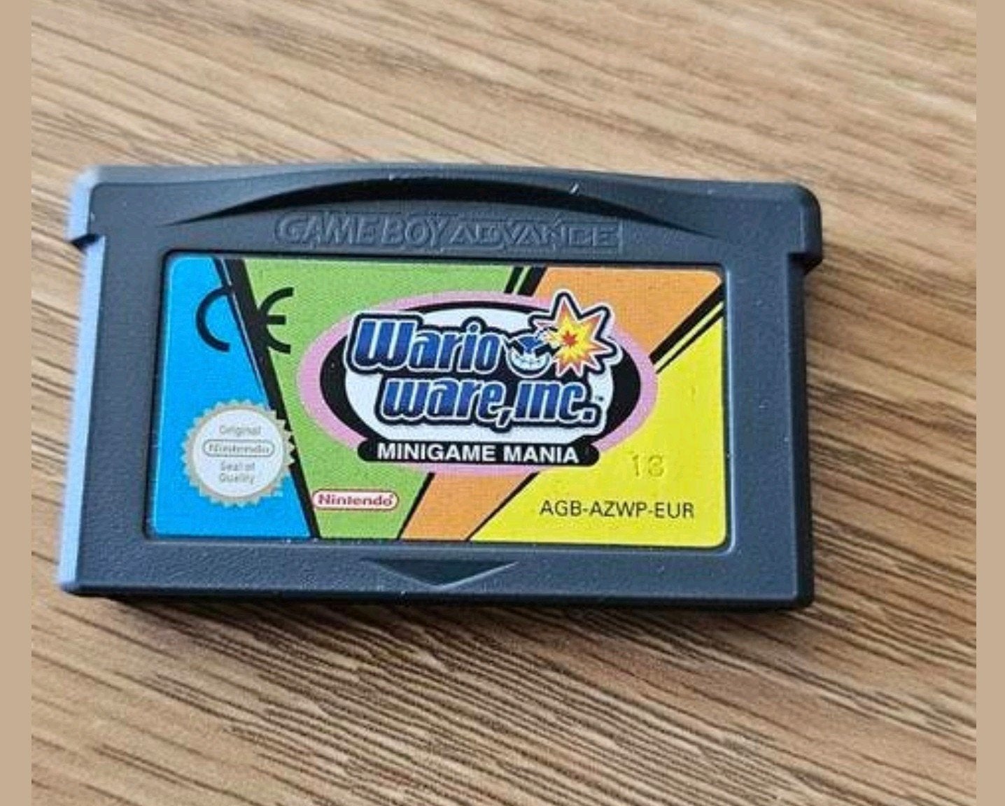 Wario ware inc. GBA., Spelcomputers en Games, Games | Nintendo Game Boy, Avontuur en Actie, 1 speler, Ophalen of Verzenden, Zo goed als nieuw