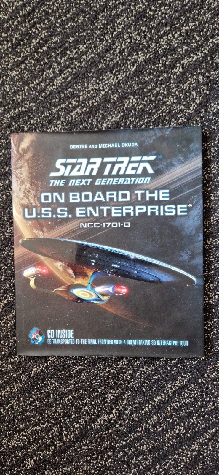 Star Trek: On Board the U.S.S. Enterprise boek met CD, Ophalen of Verzenden, Nieuw, Denise en Michael Okuda