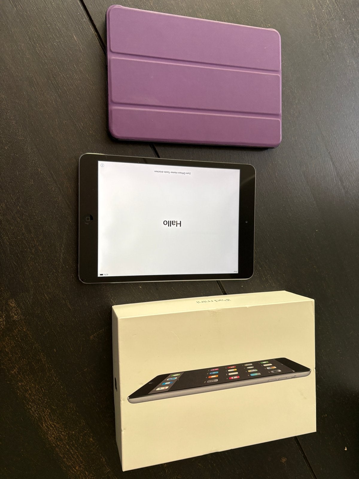 Apple iPad Mini 2 16GB Wi-Fi Space Gray met hoesje, Gebruikt, 8 inch, Ophalen of Verzenden, Grijs
