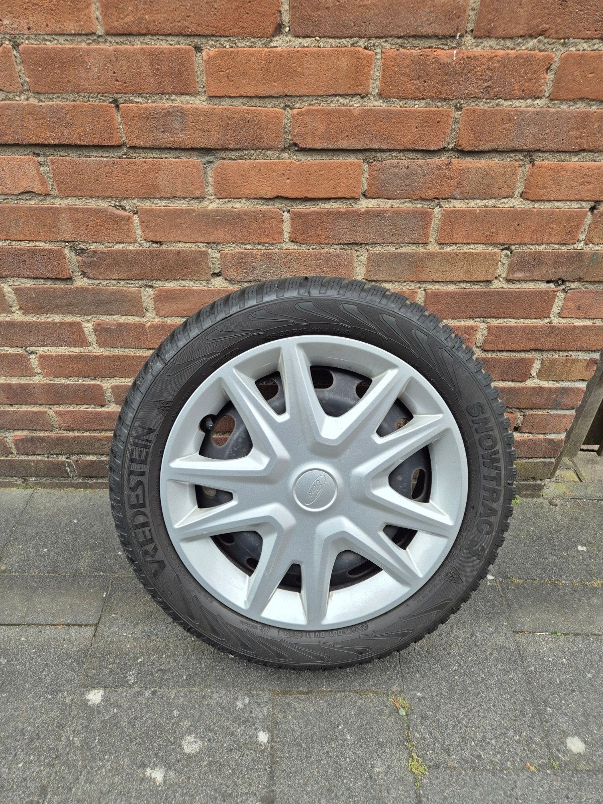 Set velgen plus Winterbanden, Ophalen, 15 inch, Winterbanden, Banden en Velgen