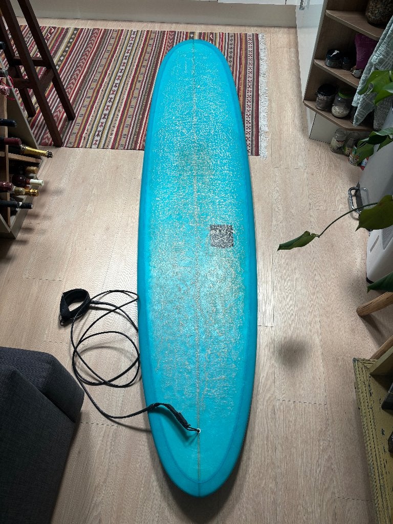 Longboard Creative Army 9'1 (incl. vin, leash & boardbag), Ophalen, Gebruikt, Longboard, Met koord