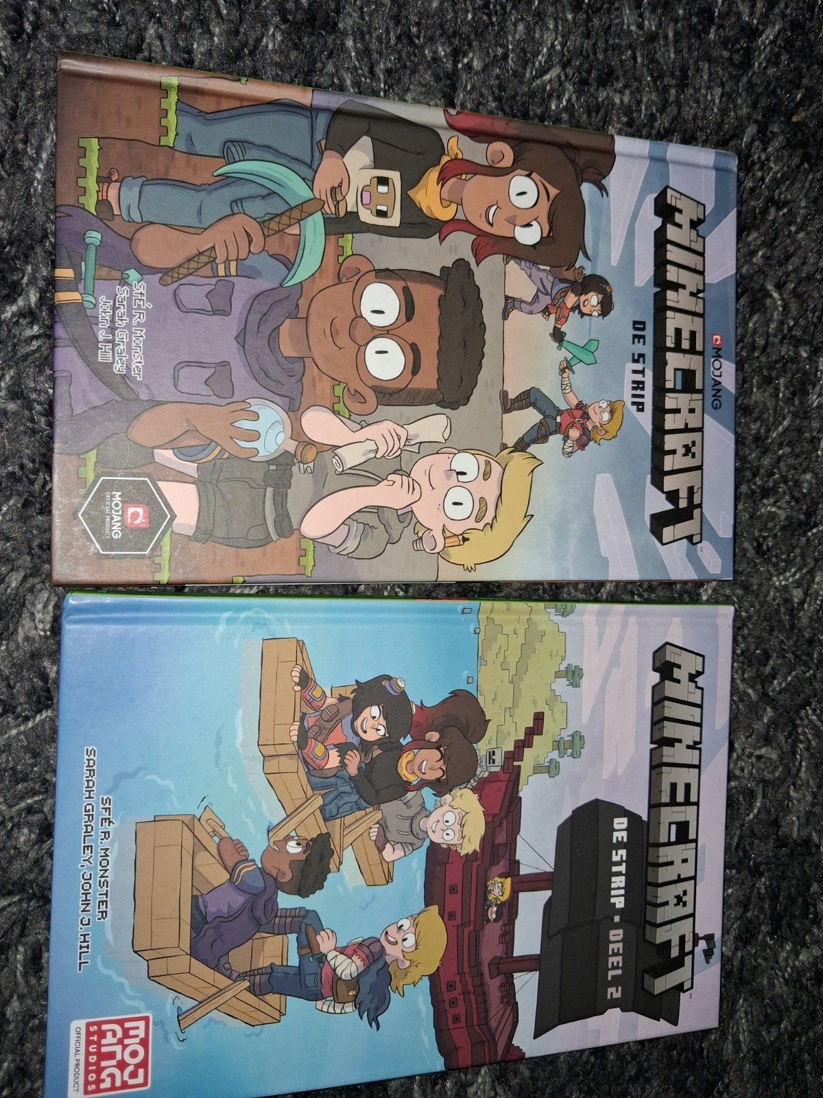 Minecraft De Strip - Deel 1 & 2 (Set), Ophalen of Verzenden, Zo goed als nieuw, Sfé R. Monster, Sarah Graley, John J. Hill, Fictie